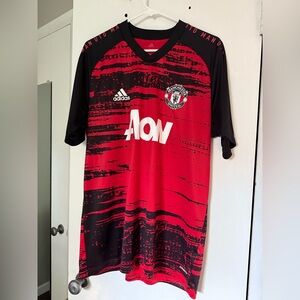 Adidas Manchester United 2021 Pre-Match Men's Jersey, Size Large